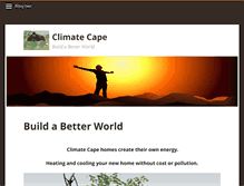 Tablet Screenshot of climatecape.com